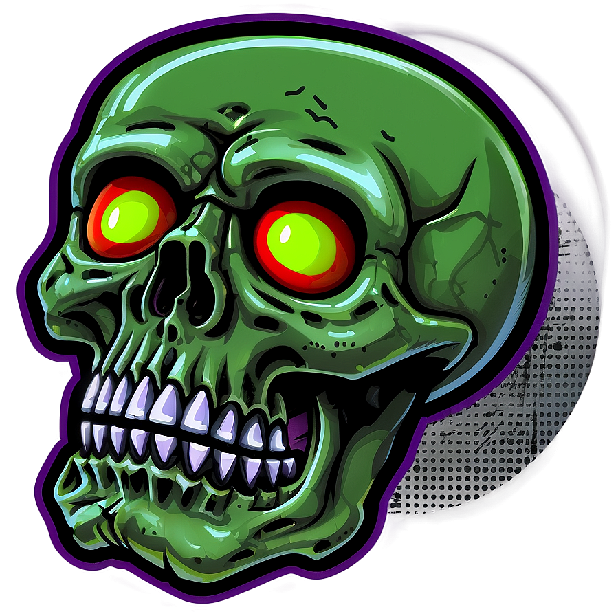 Zombie Skull Icon Png D PNG Image