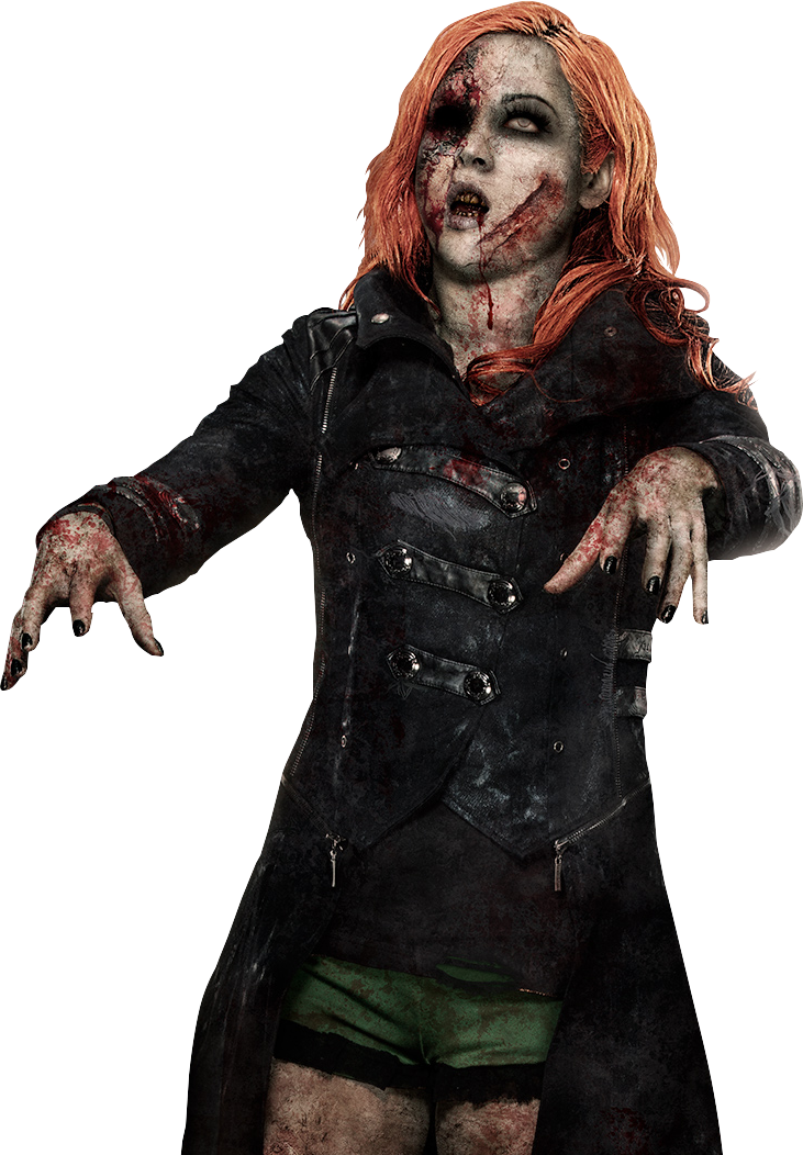 Zombie_ Woman_in_ Black_ Coat.png PNG Image