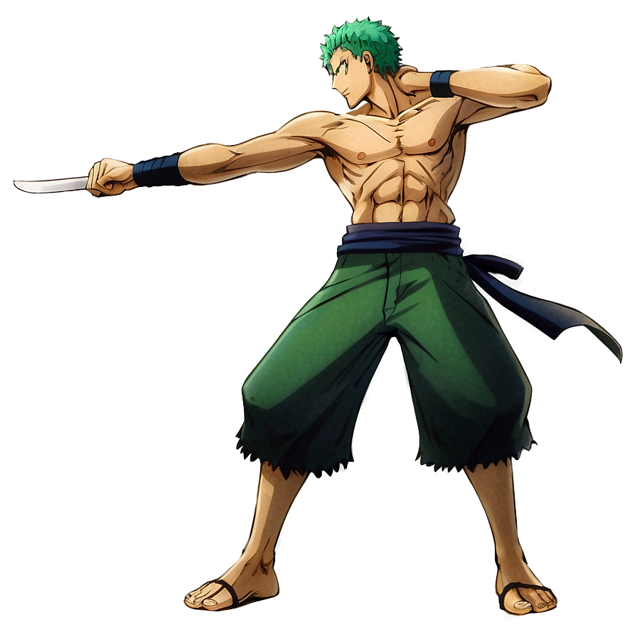 Zoro Anime Pose Png 58 PNG Image