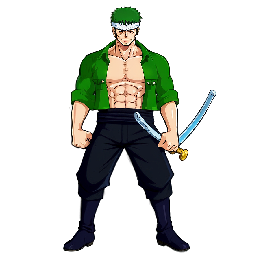 Zoro Strong World Look Png 16 PNG Image