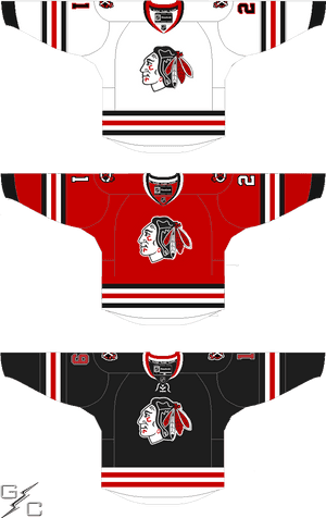 1 - Blackhawks Winter Classic 2019 Jersey, HD Png Download PNG image with transparent background