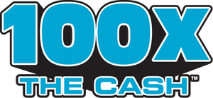 100 X The Cash Lottery Logo PNG image with transparent background