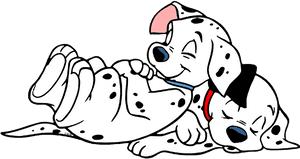 101 Dalmatians Puppies Sleeping , Png Download, Transparent Png PNG image with transparent background