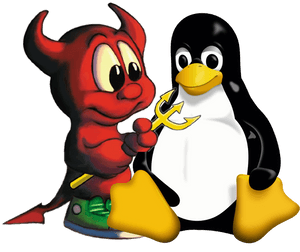 1086px Tux And Beastie - Tux Linux, HD Png Download PNG image with transparent background