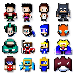 16 Bit Pixel Heroes Png 58 PNG Image