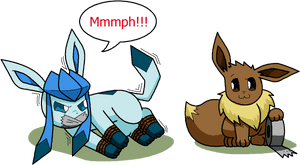 164kib, 900x501, Glaceon - Eevee Kidnapped, HD Png Download PNG image with transparent background