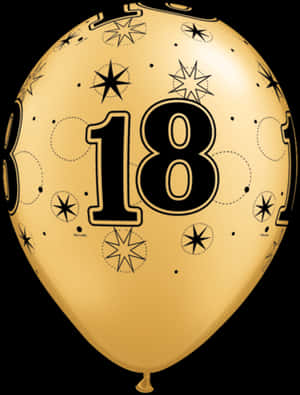 Home - 21st Birthday Black And Gold Balloons PNG