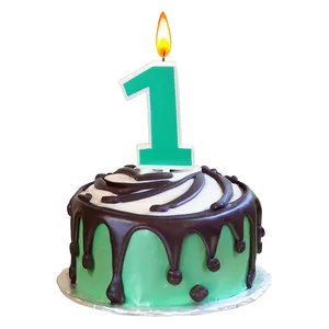 1st Birthday Smash Cake Png Gpq PNG Image