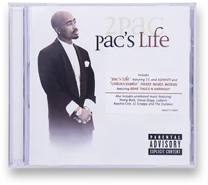 2 Pac Pacs Life Album Cover PNG Image