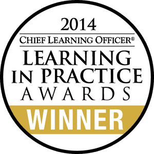 2014 Chief Learning Officer Award PNG image with transparent background