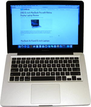 2015 Mac Book Pro Retina Display Review PNG image with transparent background