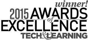 2015 Tech Learning Awardsof Excellence Winner PNG image with transparent background
