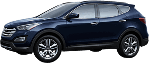 2016 Hyundai Santa Fe Sport - Hyundai Santa Fe Black 2014, HD Png Download PNG image with transparent background
