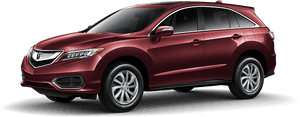 2017 Acura Rdx With Fog Lights In Basque Red Pearl - 2015 Acura Rdx Blue, HD Png Download PNG image with transparent background