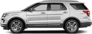 2017 Ford Explorer Platinum White, HD Png Download PNG image with transparent background