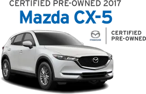 2017 Mazda C X5 Certified Pre Owned PNG Image