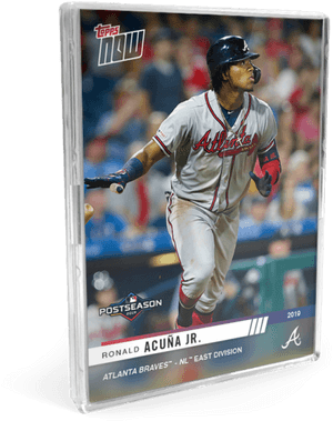 2019 Atlanta Braves Topps Now® Postseason 15-card Team - College Baseball, HD Png Download PNG image with transparent background