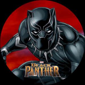 24 Marvel Black Panther Movie Stickers Round Labels - Black Panther Stickers Round, HD Png Download PNG image with transparent background