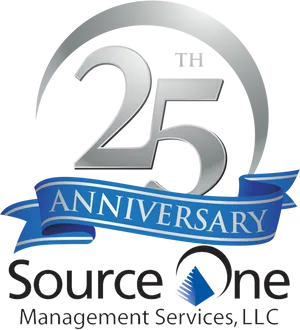 25th Anniversary Celebration Logo PNG Image