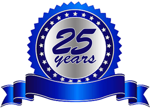 Customer Service Clipart Year Service - Silver Jubilee 25 Years Anniversary, HD Png Download PNG image with transparent background