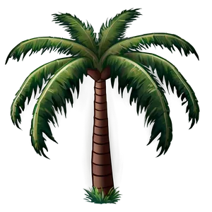 2d Palm Tree Emoji Png 06272024 PNG Image