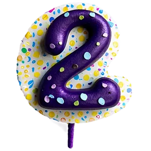 2nd Birthday Cake Topper Png Htl PNG Image