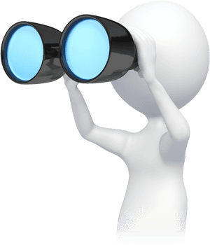 Person Clipart Futuristic - Searching Clip Art, HD Png Download PNG