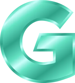 3 D Letter G Design PNG Image