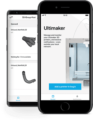 3 D Printing Queue Management App Screenshots PNG image with transparent background