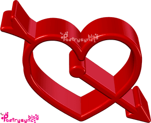 Love 3d Heart Image Wallpaper In Red Colour By Poetrysync1 - Red Colour Heart, HD Png Download PNG image with transparent background
