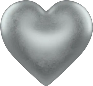 3 D Rendered Heart Shaped Object PNG Image