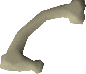 3 D Rendered Human Femur Bone PNG image with transparent background