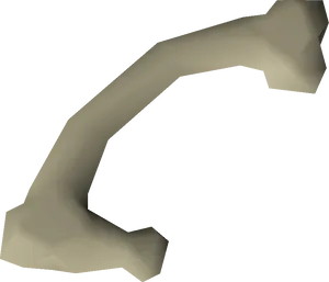 3 D Rendered Human Femur Bone PNG Image