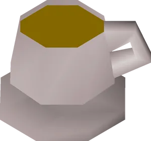 3 D Rendered Tea Cup PNG Image