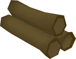 3 D Rendered Wooden Logs PNG with transparent background