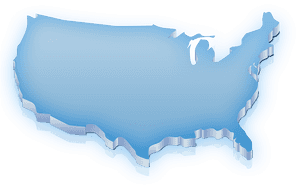 United States Clipart Shape - Usa Map 3d Png, Transparent Png PNG