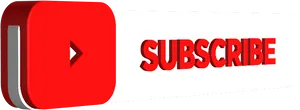 3 D Subscribe Button PNG Image