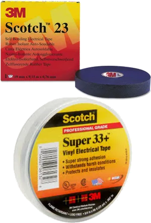 3 M Scotch Electrical Tapes PNG Image