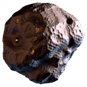 3D Asteroid Model PNG 36 PNG