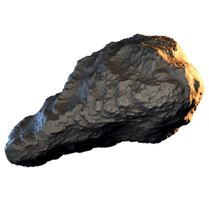 3D Asteroid Model PNG iyt34 PNG
