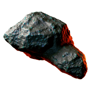 3D Asteroid PNG jtk PNG