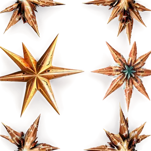 3d Christmas Tree Star Png Hee PNG Image