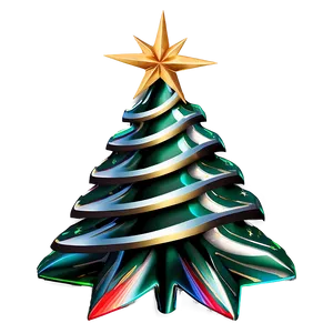 3d Christmas Tree Star Png Nvb PNG Image