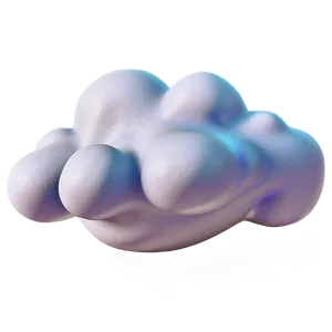 3d Cloud Emoji Png Wph PNG Image