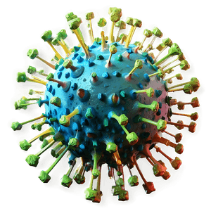 3D Coronavirus Model PNG 06202024 PNG image with transparent background