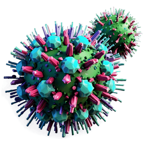3D Coronavirus Model PNG 60 PNG image with transparent background