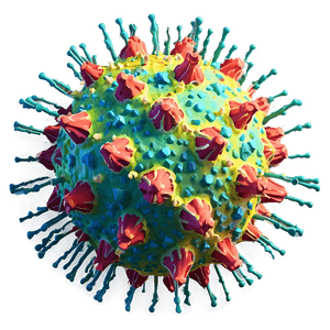 3D Coronavirus Model PNG 98 PNG image with transparent background
