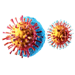 3D Coronavirus Model PNG ooc PNG image with transparent background