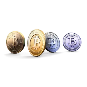 3d Crypto Coin Png 6 PNG Image