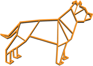 3d Design By Clarketank Dec 29, - Pitbull Origami, HD Png Download PNG image with transparent background